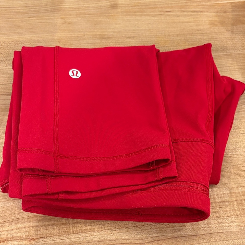 lululemon athletica Red Leggings